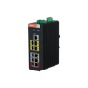 10-Port Gigabit Industrial Swicth with 6-Port Gigabit PoE (Managed)