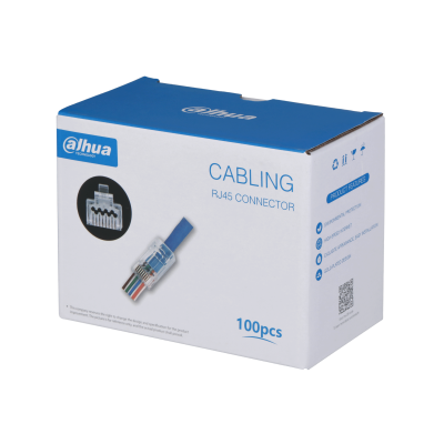UTP CAT6 15U" Pass Through RJ45 Connector
