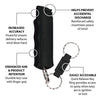 CAMPUS SAFETY PEPPER GEL BLACK HARD CASE W/QUICK R