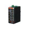 20-Port Managed Industrial Gigabit Switch with 16-Port PoE(Managed)