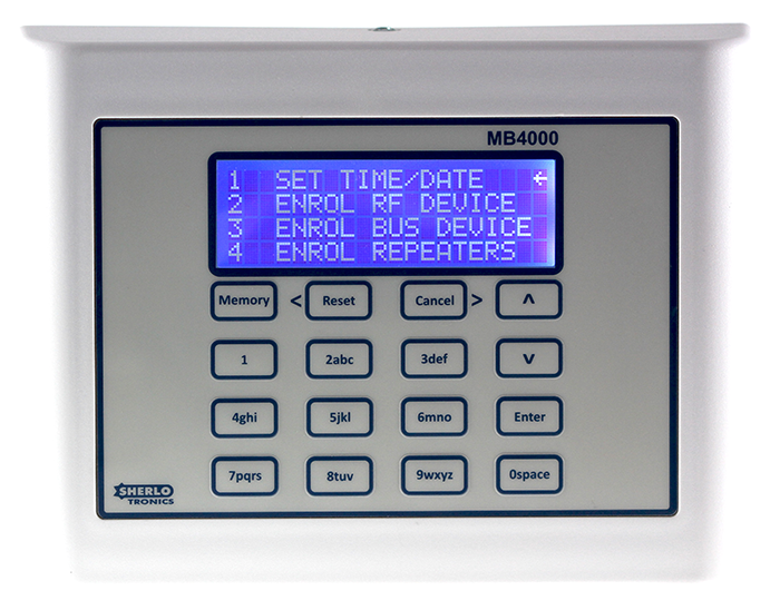 MB4000_433 - Wireless Panic Alarm Panel Kit 500m Range Code-Hopping (433MHz) (Kit Includes Long-Range ASKDRX Data Receiver & 3.2Amp Power Supply Unit)