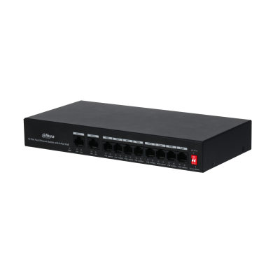 10-Port Fast Ethernet Switch with 8-Port PoE