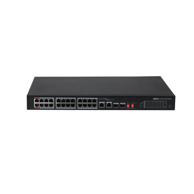 26-Port Unmanaged Desktop Switch with 16-Port PoE
