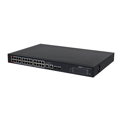 28-Port Unmanaged Gigabit Switch 24-Port PoE