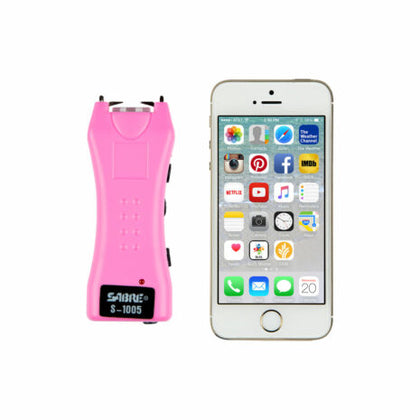 1.600 uC MINI STUN GUN W/HOLSTER PINK