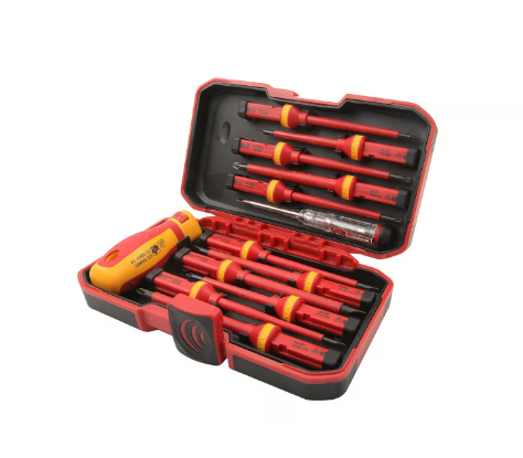 TOL38016 - 13PCS VDE INSULATED SCREWDRIVER SET (INDUSTRIAL)