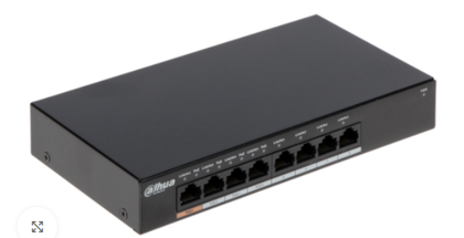 Dahua 8-Port Gigabit Ethernet PoE Switch with 4-Port PoE.
