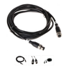 DAHUA MC-AF4-AM4-18 18m M12 A-Code 4-Pin Aviation HDCVI Cable, Black