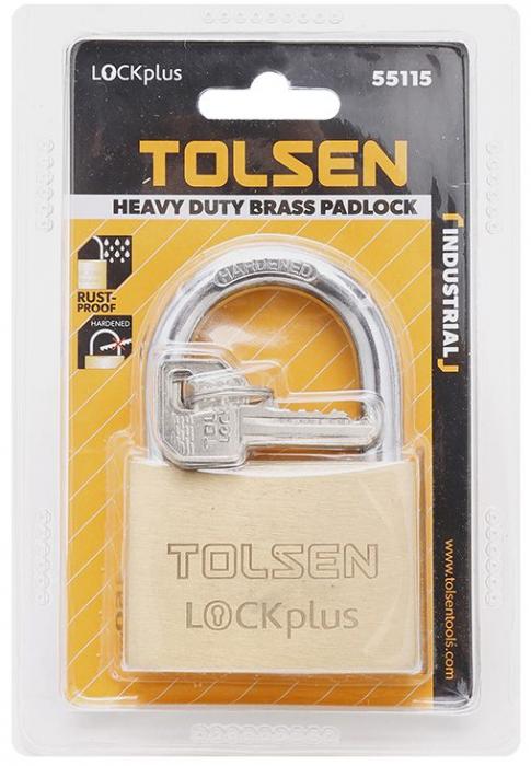 TOL55115 -  Heavy duty brass padlock (INDUSTRIAL)