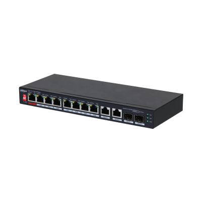 10-Port Unmanaged Desktop Gigabit Switch with 8-Port PoE