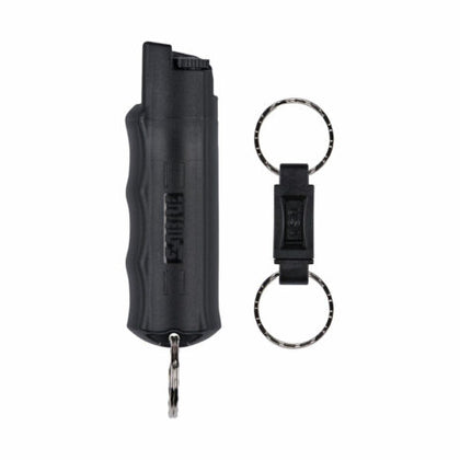 CAMPUS SAFETY PEPPER GEL BLACK HARD CASE W/QUICK R