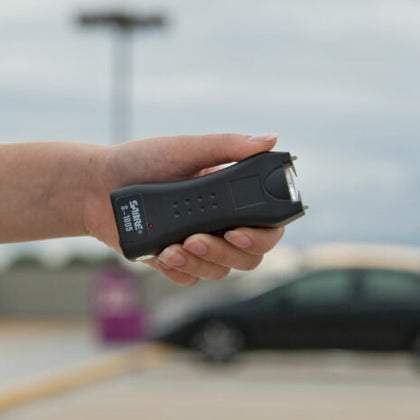 1.6000 uC MINI STUN GUN W/HOLSTER BLACK