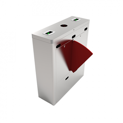 Standard flap barrier entrance control turnstile side view FBL1200