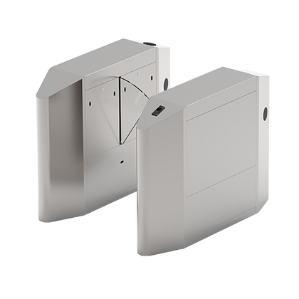 RFID Flap barrier comes with 2 x RFID card readers and 1 x C3-200 FBL4011