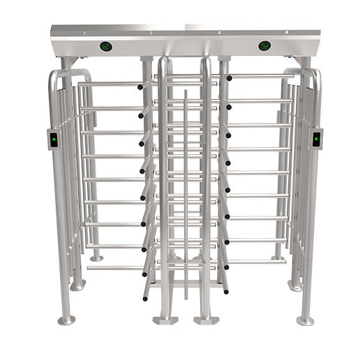 FHT2422D - RFID & FP Four Arm Full Height Double Turnstile