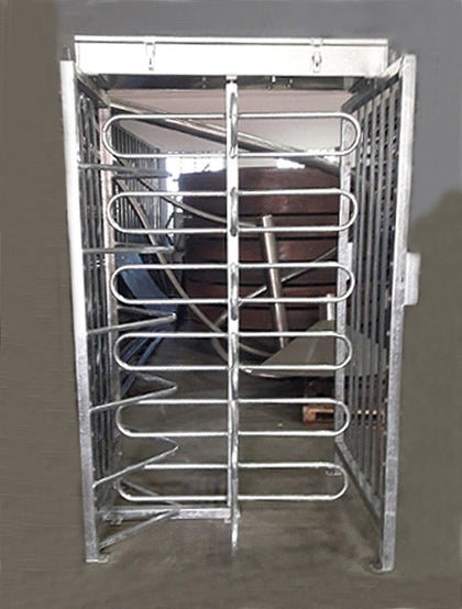 Sabre Bi-Directional Turnstile Galvanized Palisade