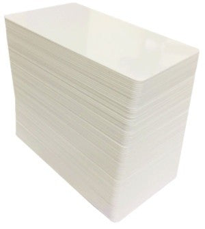 High quality white printable cards.