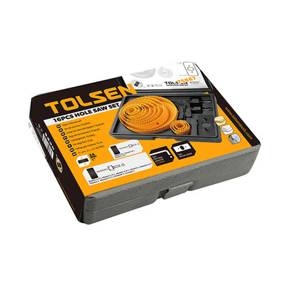 TOL75867 - 16PCS HOLE SAW SET