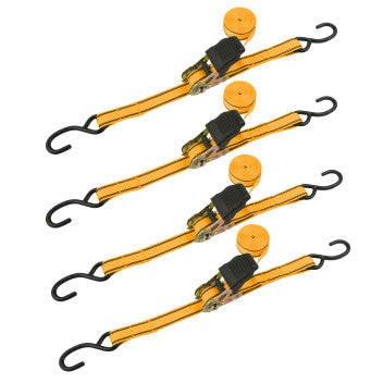 TOL62254 - 4pcs Ratchet tie down set (INDUSTRIAL)