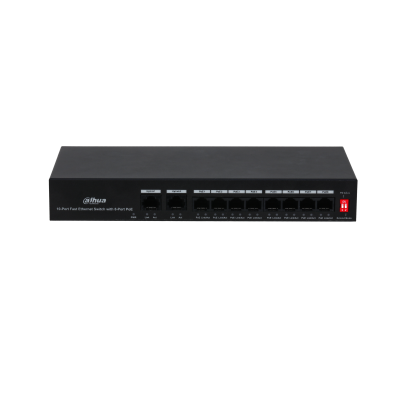 10-Port Fast Ethernet Switch with 8-Port PoE