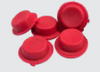 BUTTON_RED - Pack of 5pc Red Rubber buttons