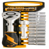 TOL15152 - 12pcs 1/2" ratchet handle with sockets set (INDUSTRIAL)