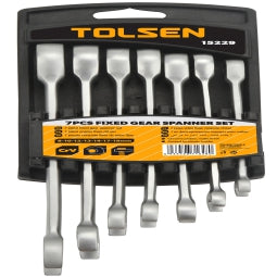TOL15229 - 7pcs Fixed combination gear spanner set
