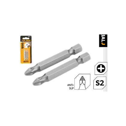 TOL20313 - 2pcs screwdriver bits set (Industrial)