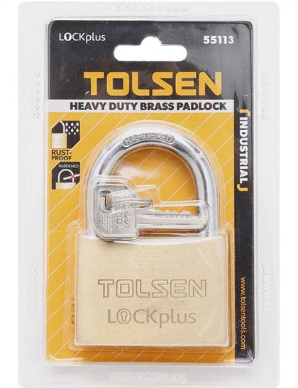 TOL55113 -  Heavy duty brass padlock (INDUSTRIAL)