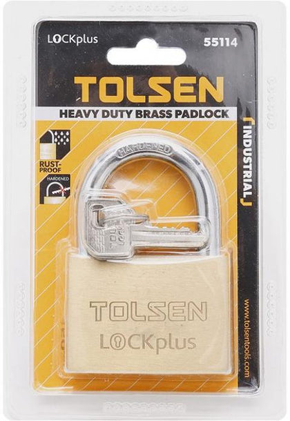 TOL55114 -  Heavy duty brass padlock (INDUSTRIAL)