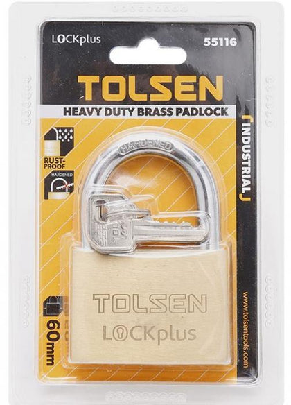TOL55116 -  Heavy duty brass padlock (INDUSTRIAL)