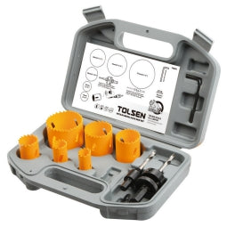 TOL75861 - 9PCS BI-METAL HOLE SAW SET