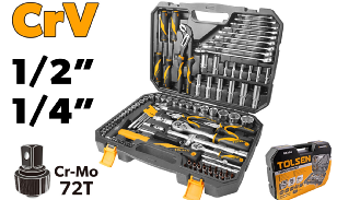 TOL85354 - 116pcs socket and tool set