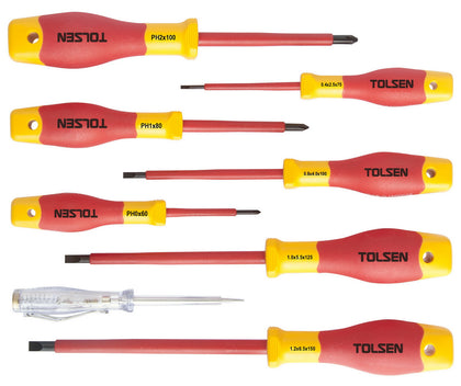 TOLV32408 - 8PCS insulated screwdrivers set (PREMIUM LINE)