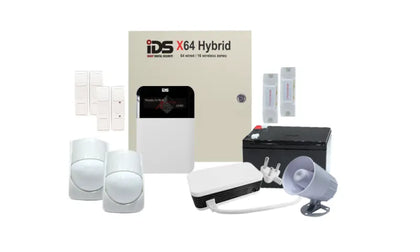 **COMBO 5 - IDS X64 wired zones alarm kit - 901-X64-KIT46