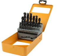 TOL75082 - 25PCS HSS TWIST DRILL BITS SET