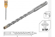 TOL74874 - SDS-plus hammer drill bits X-tip (INDUSTRIAL)