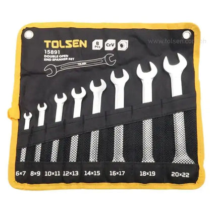 TOL15891 - 8pcs Double open end spanners set