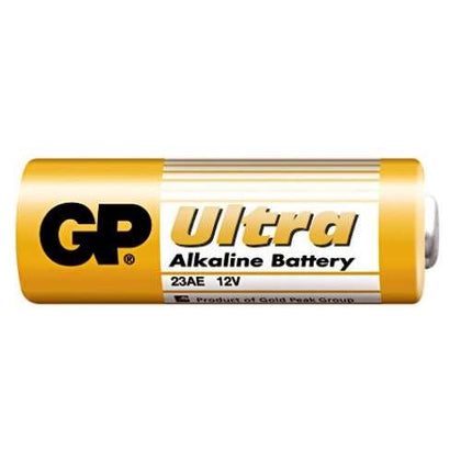 Ultra alkaline battery for use in remotes. 12V, LR23A / GP 23A 